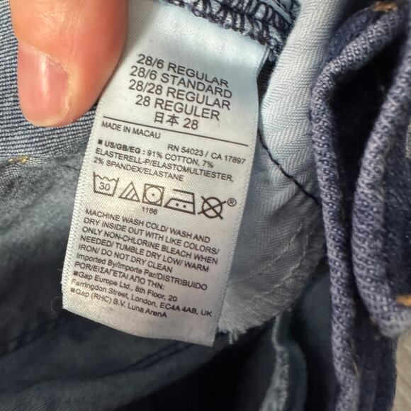 GAP Baby Boot Mid Rise Stretch Jeans Medium Wash Denim - Picture 9 of 9